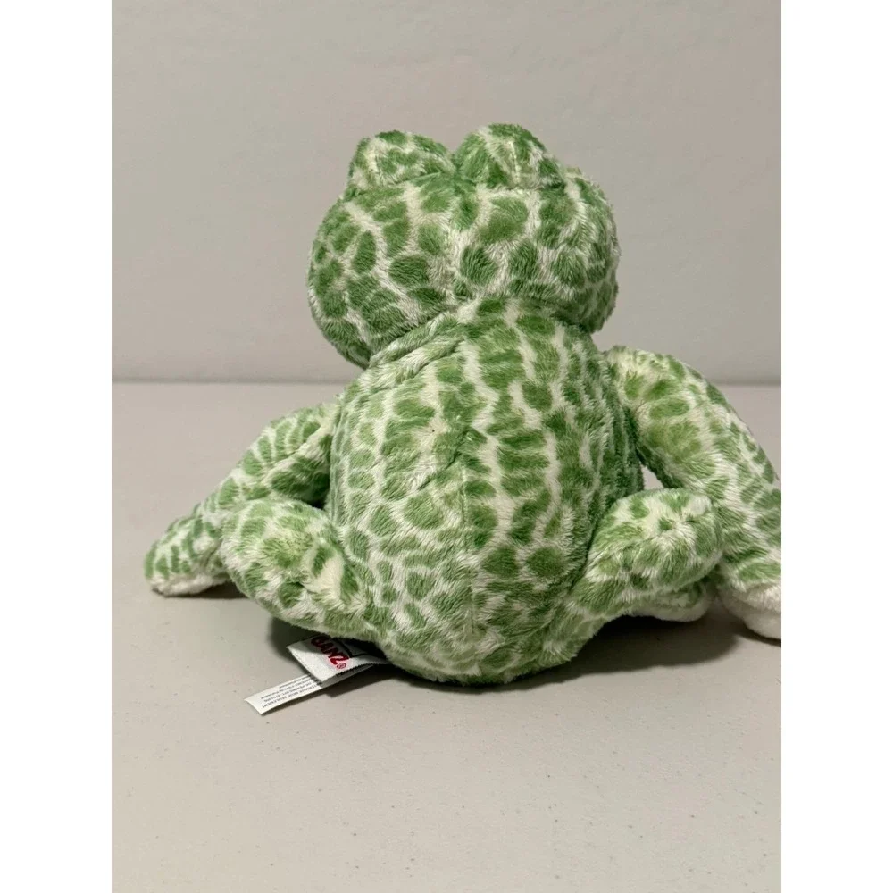 Webkinz Spotted Frog Ganz Plush Stuffed Animal Green White Leopard Print No Code